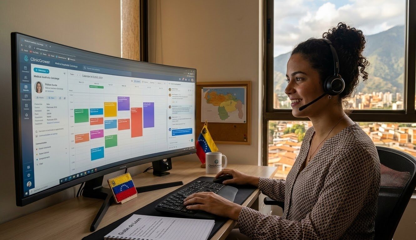 Empleo Remoto para un Especialista en Reserva de Citas Médico-Estéticas con ClinicGrower en Caracas